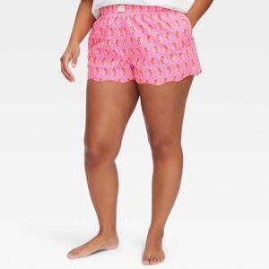 Roller Rabbit Pink Paisley Pajama Shorts